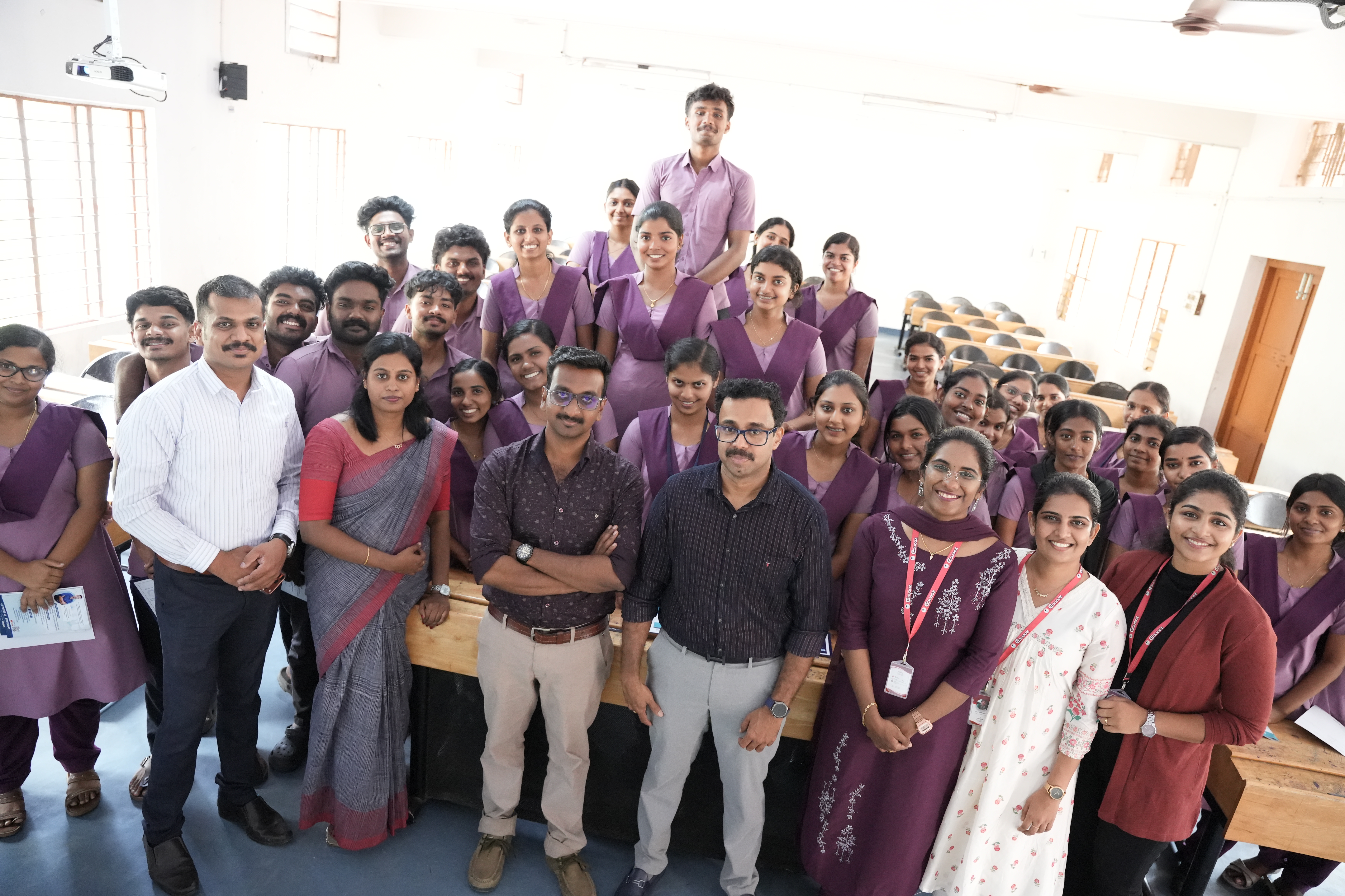 Students gathered for a group photo during the EduPath 2026 event
