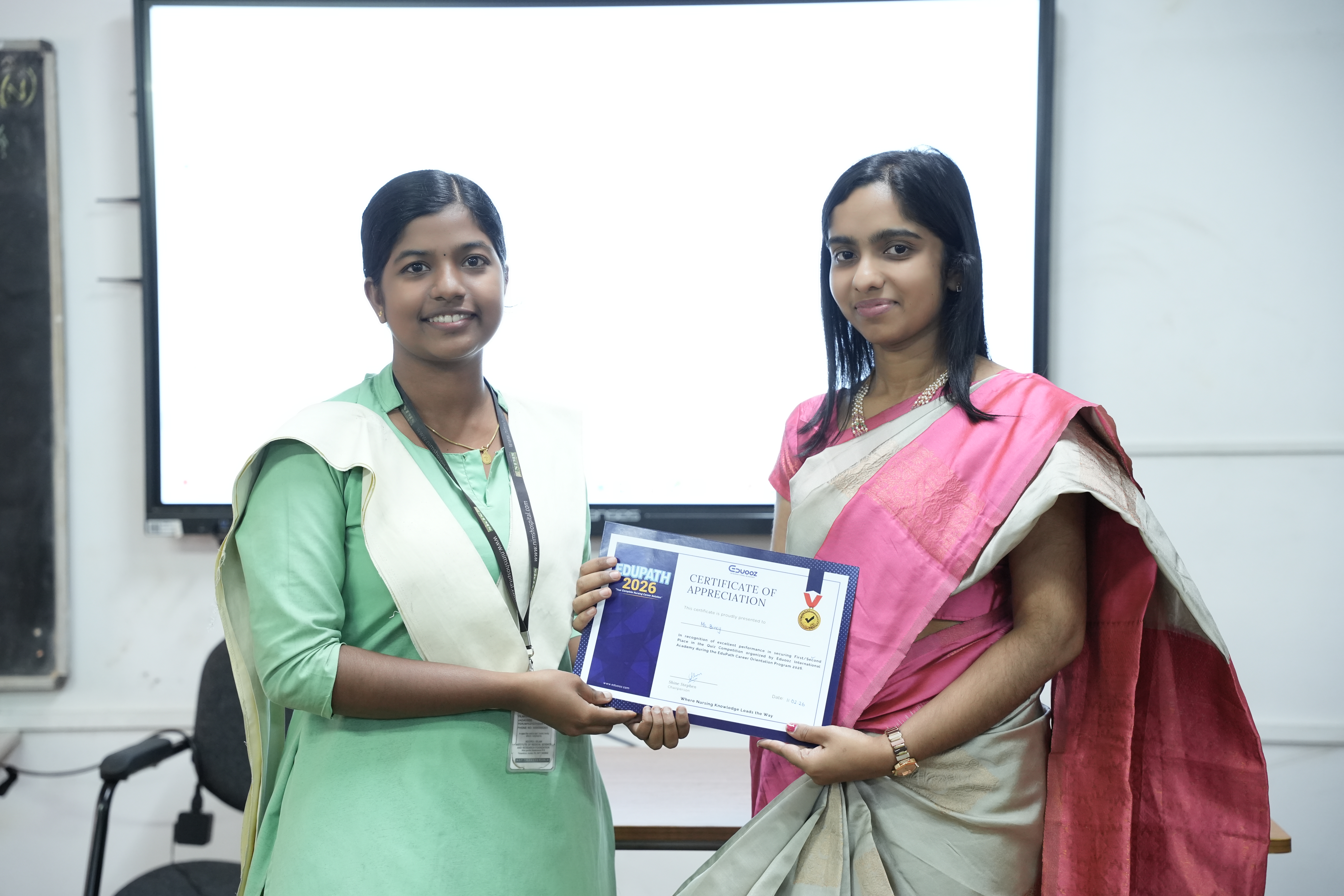 Mentor engaging with students during an interactive classroom session