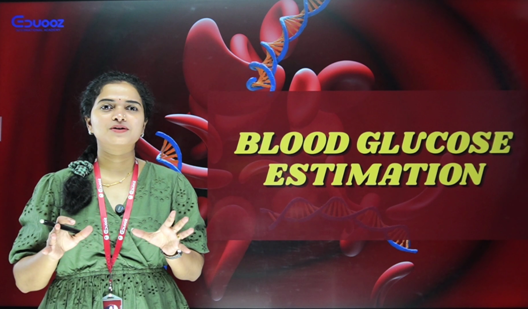 Lecture presentation demonstrating the blood glucose estimation procedure