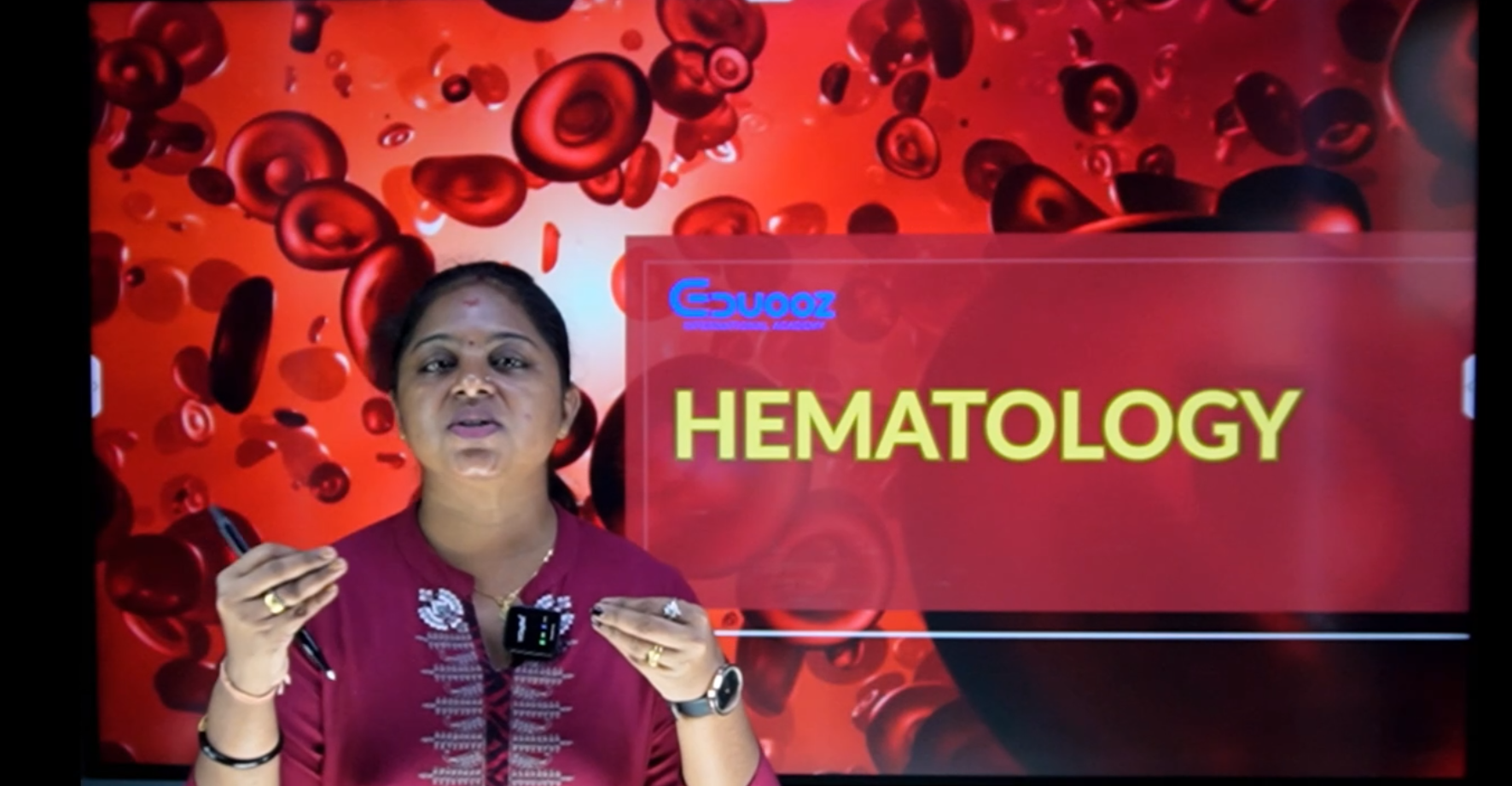 Lecture presentation on core hematology concepts
