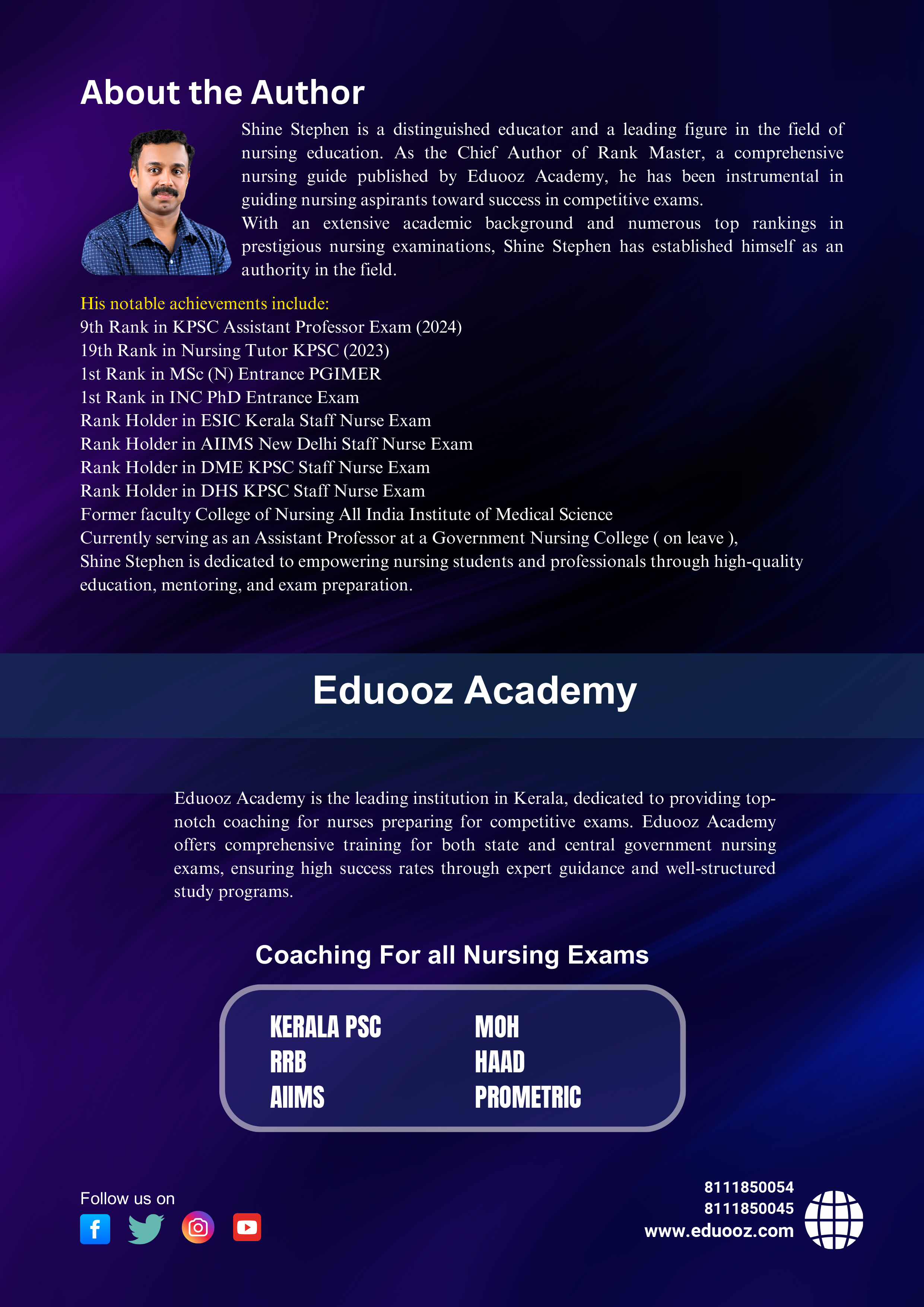 Nursing Rank Master Part 1 back cover