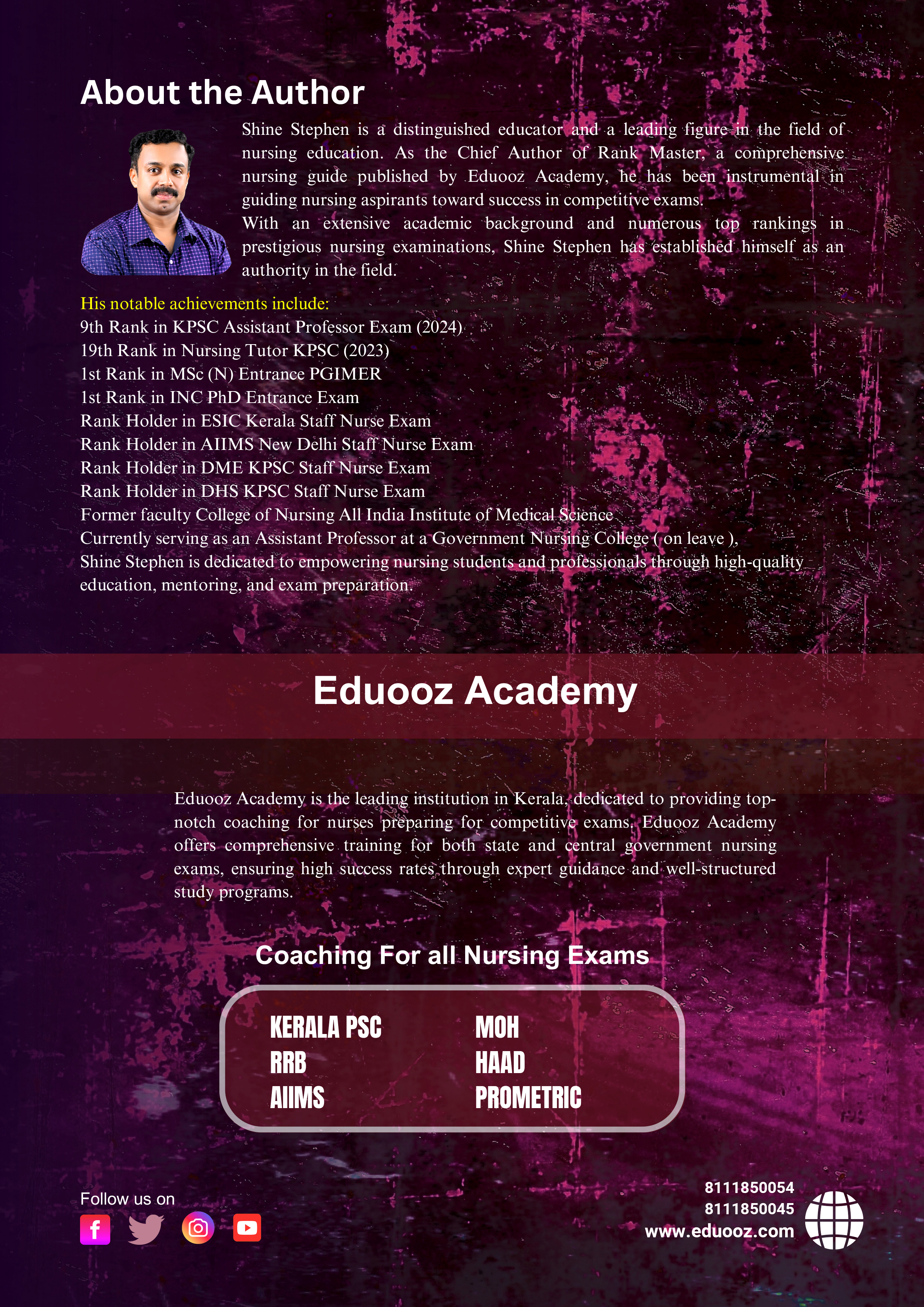Nursing Rank Master Part 6 back cover